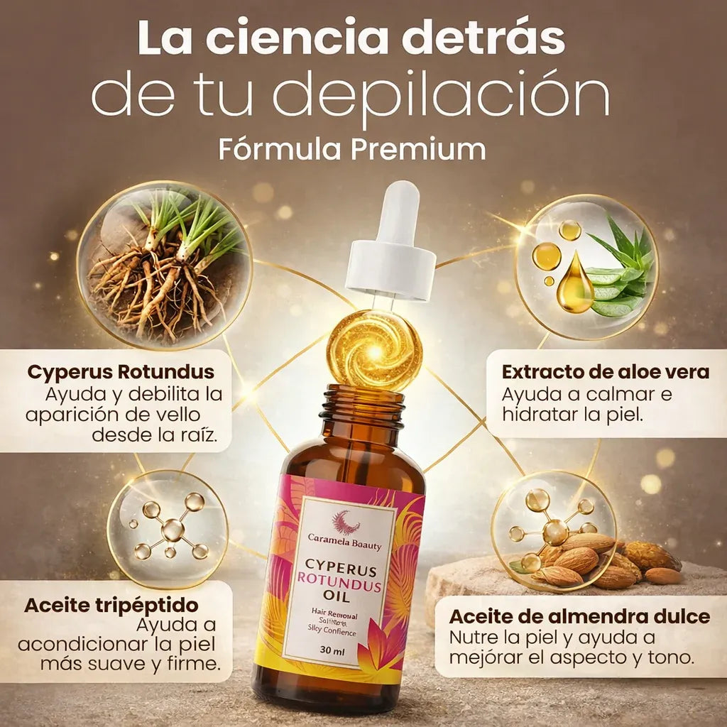 Cyperus rotundus Piel suave y sin vello❗️Hoy con 25% de descuento
