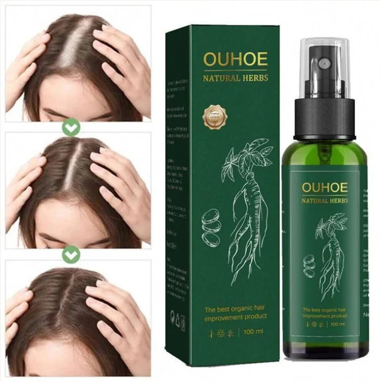 Spray Capilar Ouhoe™ – Hace crecer tu cabello en 14 días de manera 100% natural🍃   + 50% off.❗️