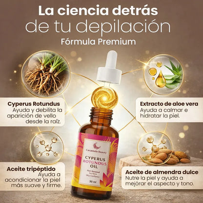 Cyperus rotundus Piel suave y sin vello❗️Hoy con 25% de descuento
