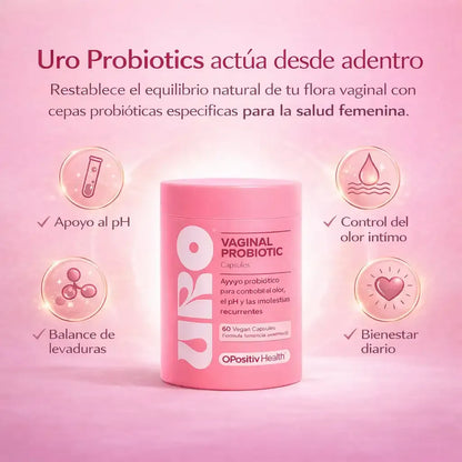 Uro Probiotic 🌸 El mejor cuidado de tu zona V ❗Solo hoy 40% de descuento